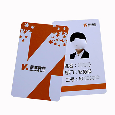 RFID-Mitarbeiterausweis aus Kunststoff