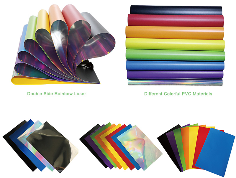 Regenbogen-PVC-Mitgliedskarten aus Kunststoff