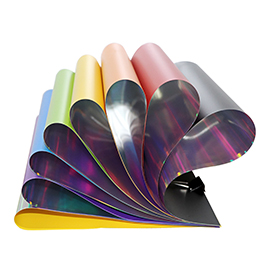 Regenbogenlaser-Visitenkarten aus Kunststoff