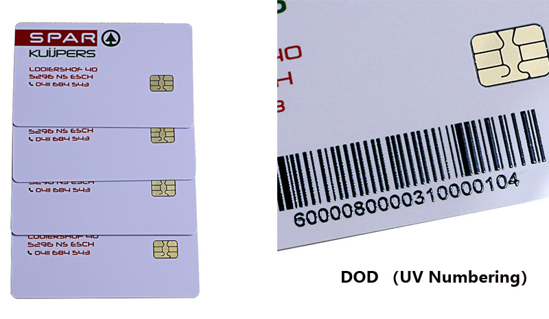 ISSI 4442 IC-Karten mit Barcode