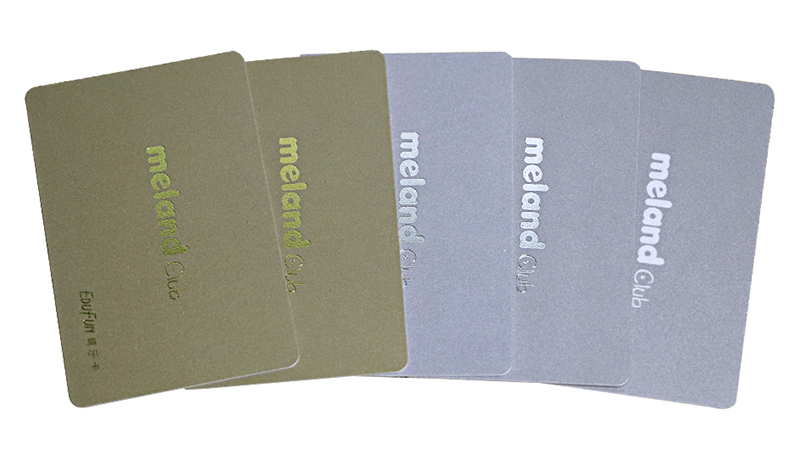 Drucken von RFID-Mitgliedskarten aus Kunststoff