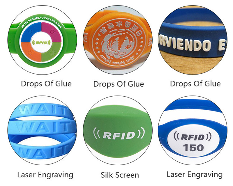 NFC-Silikonarmbänder für das Fitnessstudio
