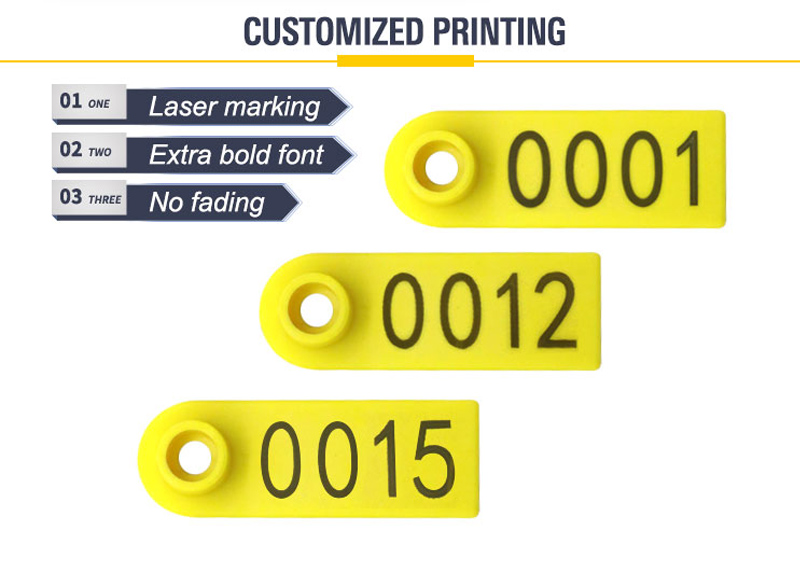 Herstellung von RFID-Ohrmarken mit Lasernummern