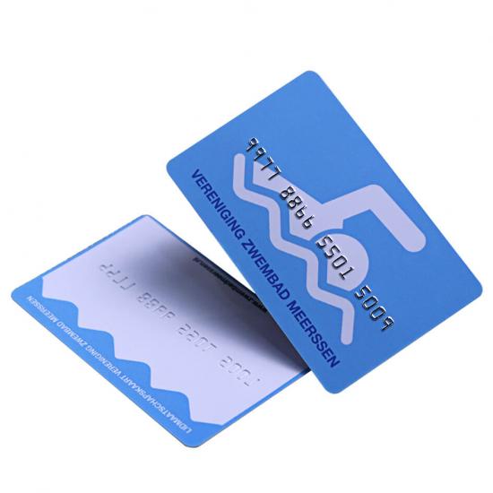 Free Design CR80 CMYK Offset Supermaket Loyalty Card