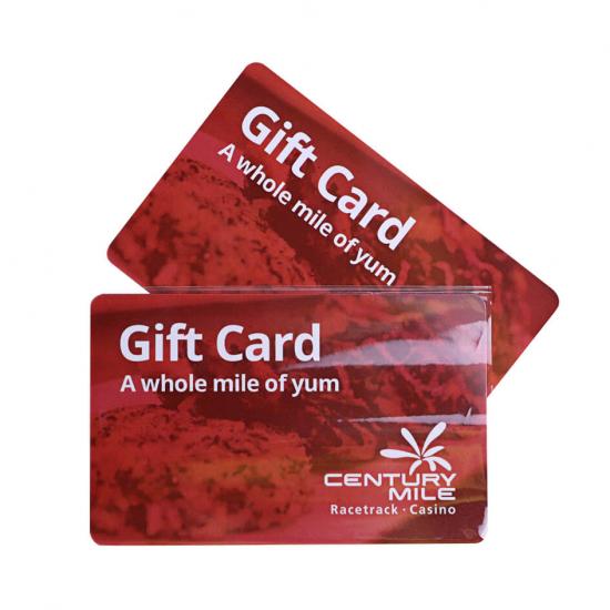 CR80 PVC Shopping Discount Gift Cards For Promotion