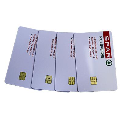 Kundenspezifische ISO7816 AT24c16 Kontakt-IC-Karten mit Barcode