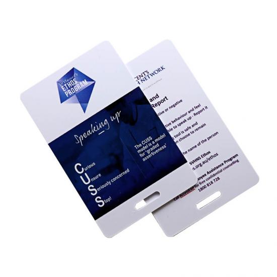 RFID Proximity TK4100 Chip ID Cards With Punch Hole