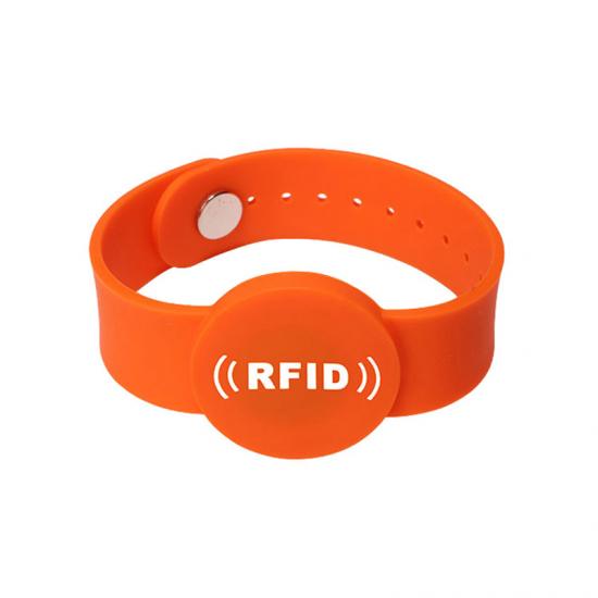 Printed Custom Rfid Silicone Bracelets For Events & Festivals