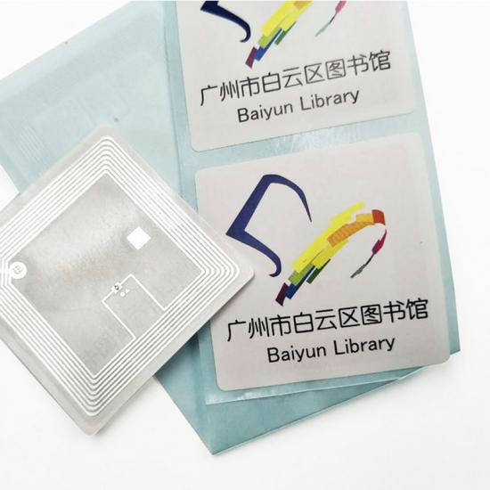High Quality ISO14443A 13.56Mhz RFID Library Label For Book Management