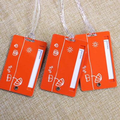 Credit Card Sized Plastic Luggage Tags With Full Colour Printing