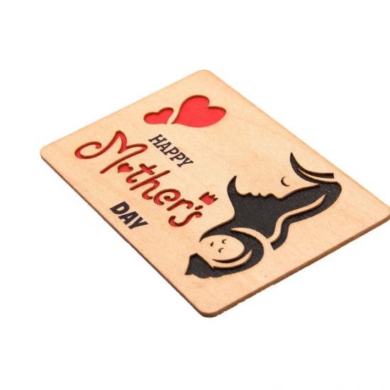 Silkscreen Printing Wood RFID NFC Cards For Access Control