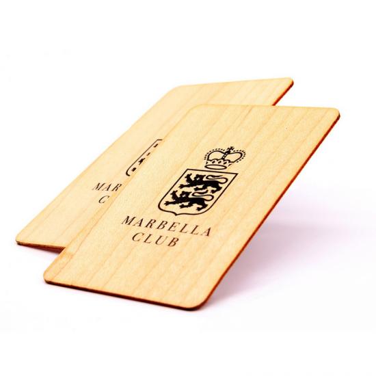 Wooden RFID Hotel  Key Card