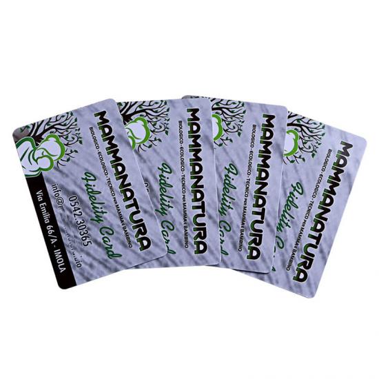 C80 Full Printed Plastic PVC Reward Cards For Cash Management