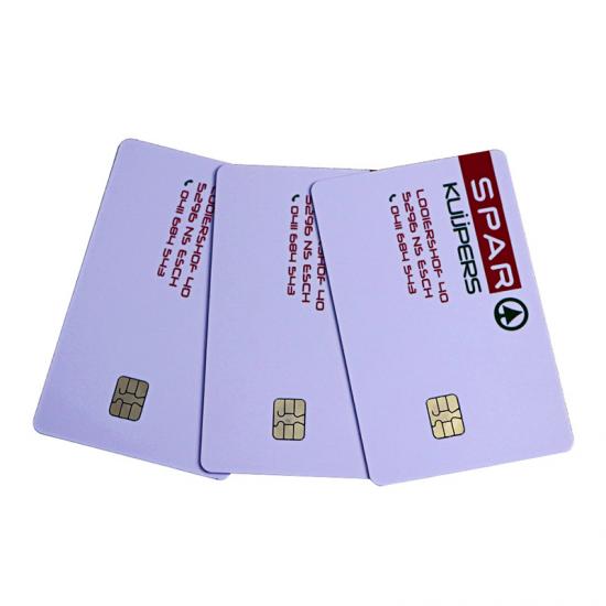 CMYK Printing CR80 PVC FM4442 Chip Smart IC Cards