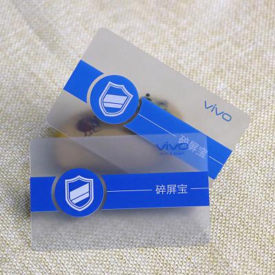 Matte, durchscheinende Vivo-Mitgliedskarte aus Kunststoff