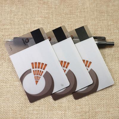 Mattierte, durchscheinende PVC-Karten mit Magnetstreifen