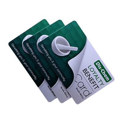Kundenspezifische Magnetstreifen-Geschenkkarte aus Kunststoff für das Café