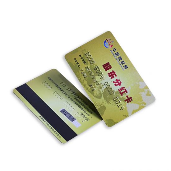 Plastic Black 2750Oe Hi-Co Magnetic Swipe Card