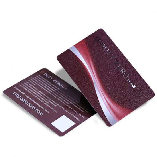 Silver Powder Mifare RFID Cards