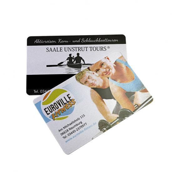 Plastic Fitness Membership Cards