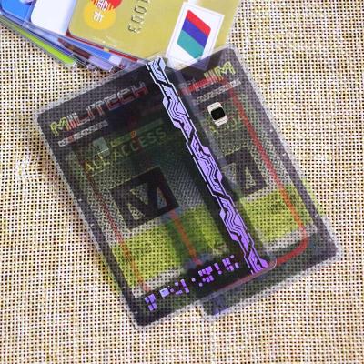 13,56 MHz transparente holografische NFC-Visitenkarten aus Kunststoff