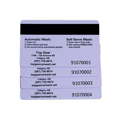 gedruckt RFID Geschenkkarten Mit Nummerndruck
