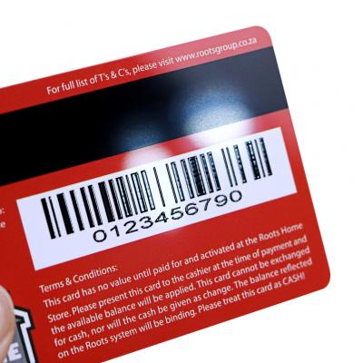  ISO Standard RFID Kontaktlos Mifare Karte mit Barcode 
