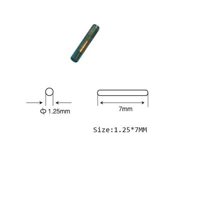  7x1.25mm 134.2kHz EM4305 RFID Tierglas Microchip-Tags