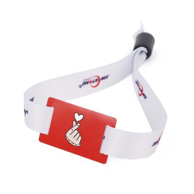 13.56 MHz RFID Fabric Wristbands for Festivals | NTAG213