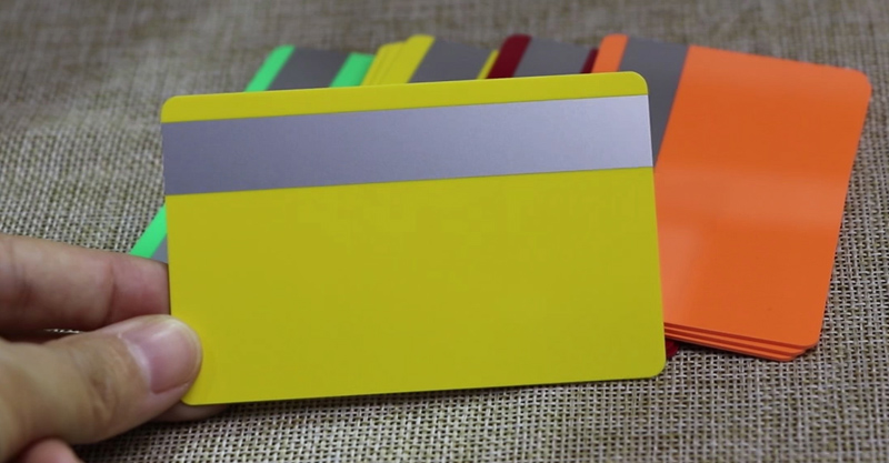 CR80 Kunststofffarbene leere PVC-Karten mit Magnetstreifen