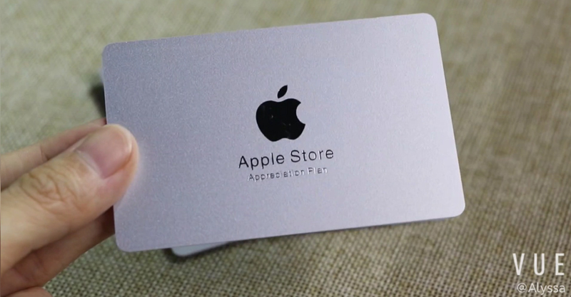 RFID-Chip-Mitgliedskarten aus metallischem Kunststoff für den Apple Store